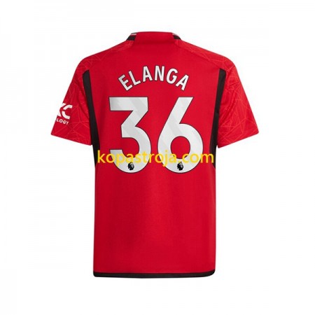 Billiga Fotbollströjor Manchester United Anthony Elanga 36 Hemma tröja 2023/24 Kortärmad